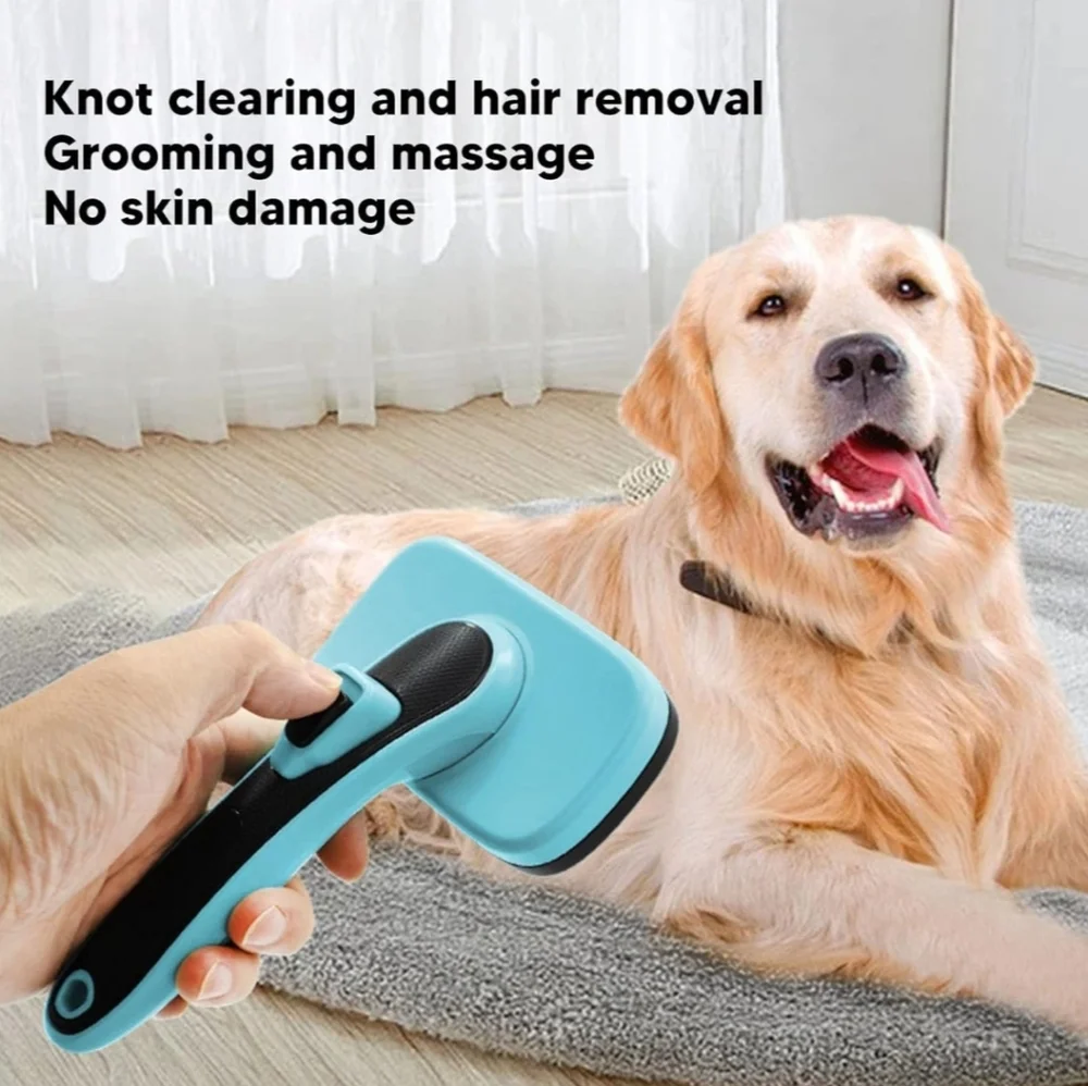 Self Cleaning Slicker Brush For Dogs & Cats. Brand New!